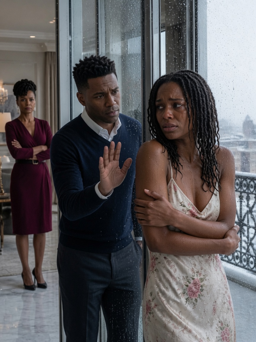 I Forced My Wife to Sleep on the Balcony After My Sister Claimed, “She’s Stealing Your Money.” At 3 A.M., I Opened the Door to Let Her Back In—But All I Found Was Her Wedding Ring, a Trail of Rainwater, and a Note That Turned That Missing $8,000 Into My Worst Nightmare.