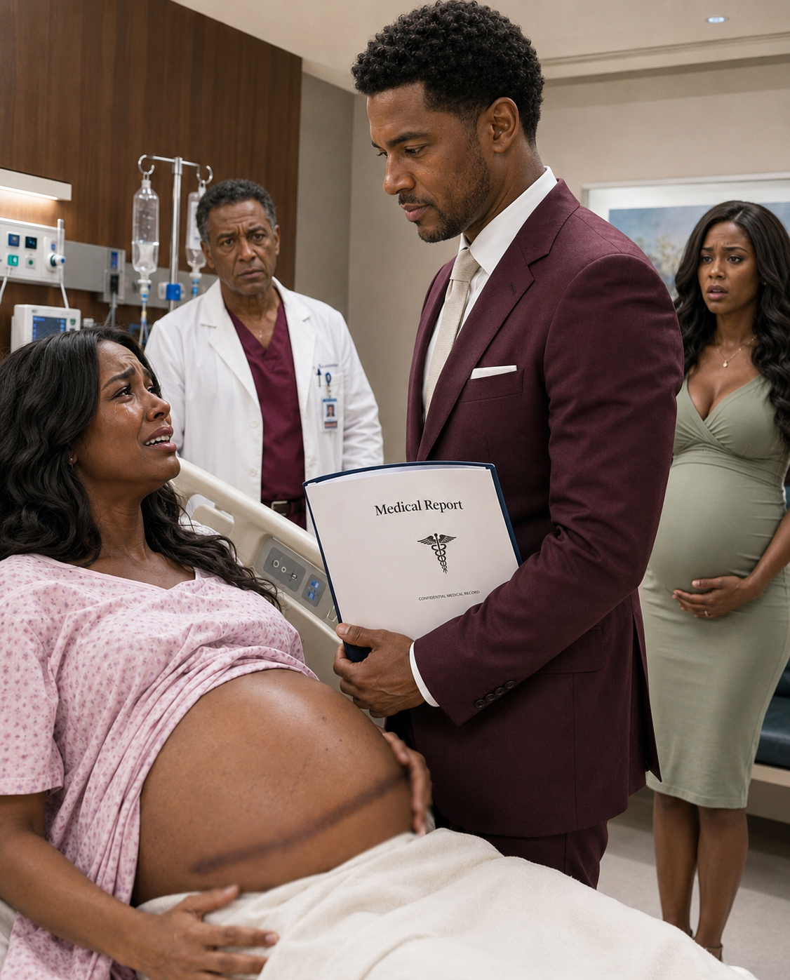 I woke up with a scar on my stomach, and my husband told me, “I did it to save you,” but hours earlier I’d heard him begging the doctor to let me have children. His mistress arrived pregnant with a basket of fruit; I smiled silently and opened a legal letter that would change everything.