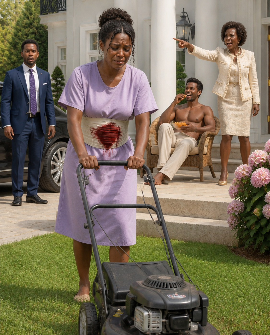 Two weeks after my ca//ncer removal surgery, my mother-in-law flushed my prescribed pa/inkil/lers down the toilet because she claimed, “God doesn’t like drug ad//dicts in a Christian household.” My husband agreed, tossing my surgical drain bags into the trash and telling me to get up and mow the Texas summer lawn. Writhing in excruciating pain on the bathroom floor, I didn’t beg for mercy. Instead, I called my brother. Within 48 hours, their world came crashing down.