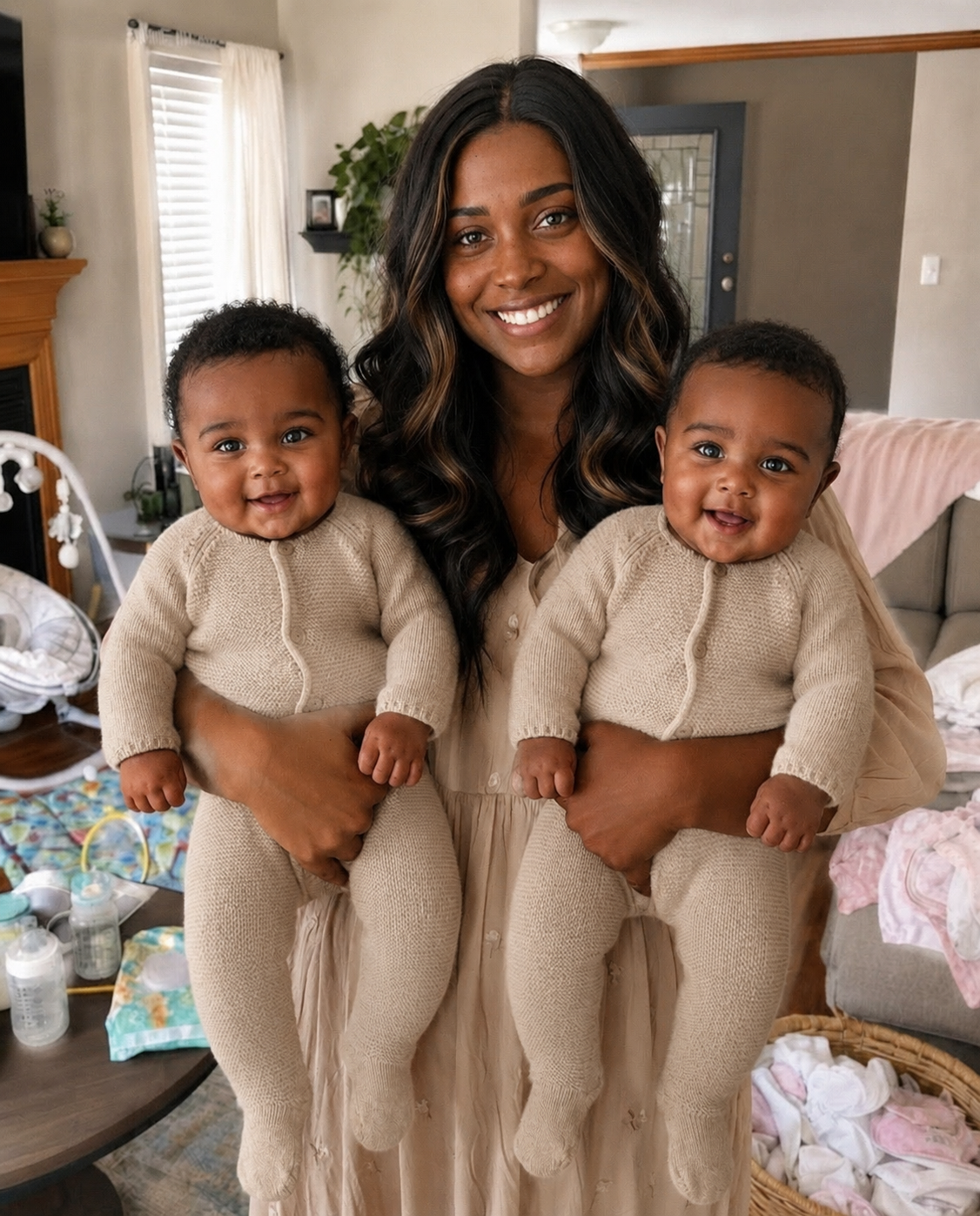 My Husband Left Me Alone with Our Six-Month-Old Twins While He Went on Vacation – When He Came Back, He Froze in the Doorway