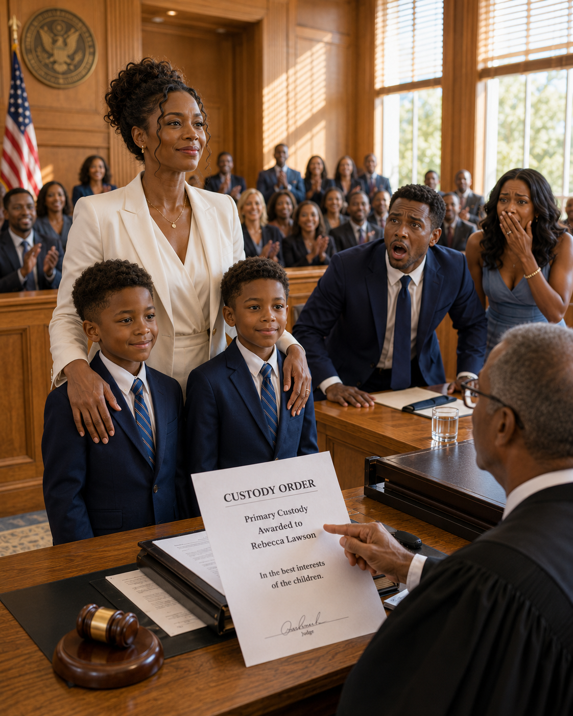 My husband walked into divorce court with three attorneys, an ironclad prenup, and the woman he planned to marry—certain he would take our entire Fortune and full custody of our twin boys