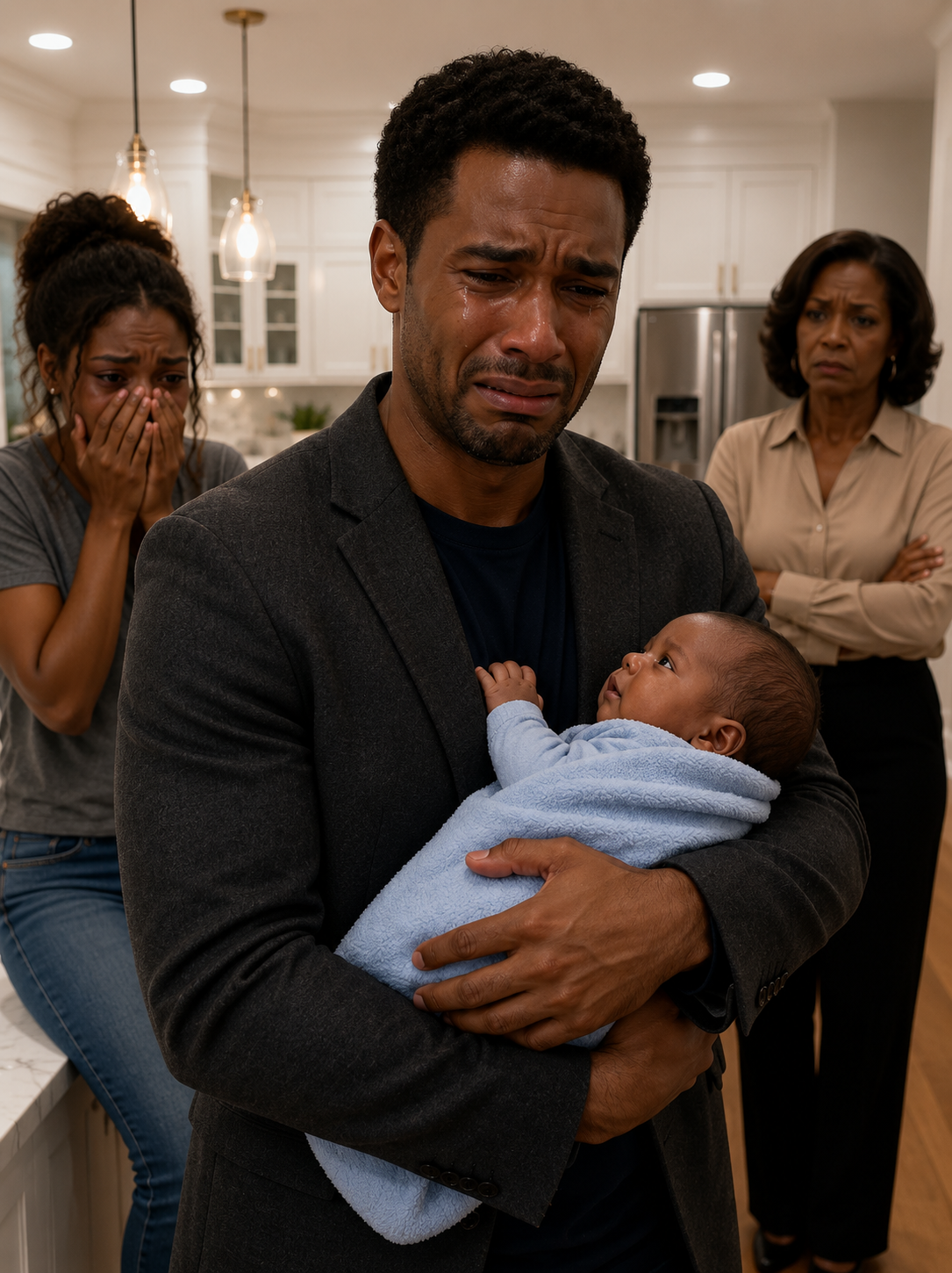 I Came Home Early From a Business Trip and Found My Newborn Burning With a High Fever While My Wife Cried Alone in the Kitchen. My Mother Just Shrugged and Said, “She’s Overreacting.” That’s When I Realized the Truth About My Own Family.
