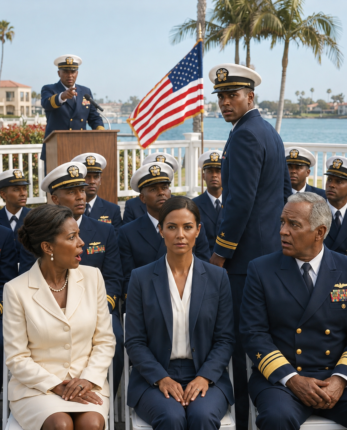 While attending my brother’s elite Navy SEAL Trident ceremony, my mother leaned in to tell me I should finally learn from his successful example. She had no idea how foolish those words would look just moments later, when the presiding rear admiral halted the entire event mid-proceeding to publicly announce my actual military rank to the room.