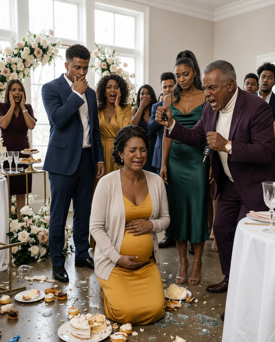 I was eight months pregnant at my brother’s engagement party when my father held up the keys to my BMW and handed them to my brother’s fiancée, calling her “the real bride.”