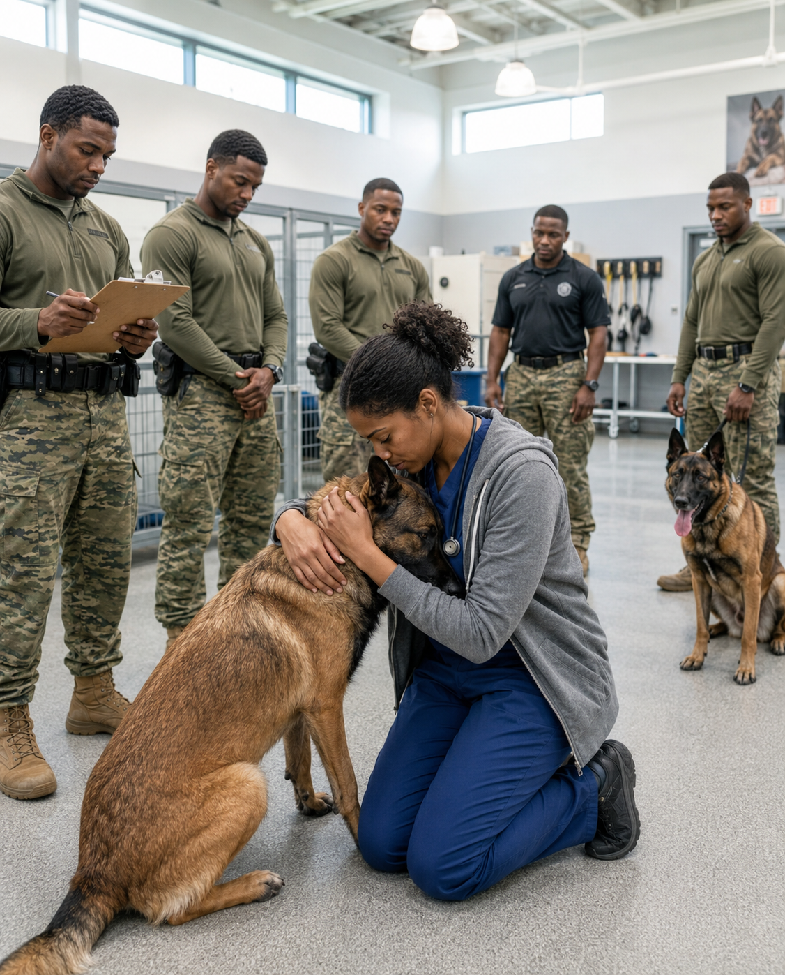 The Captain Told Me I Was Only A Medical Consultant, Not Someone Authorized To Interfere. But Three Military Dogs Had Been Locked Away For Fourteen Days, And The Records Told Me Someone Was Protecting A Promotion Packet Instead Of The Truth.