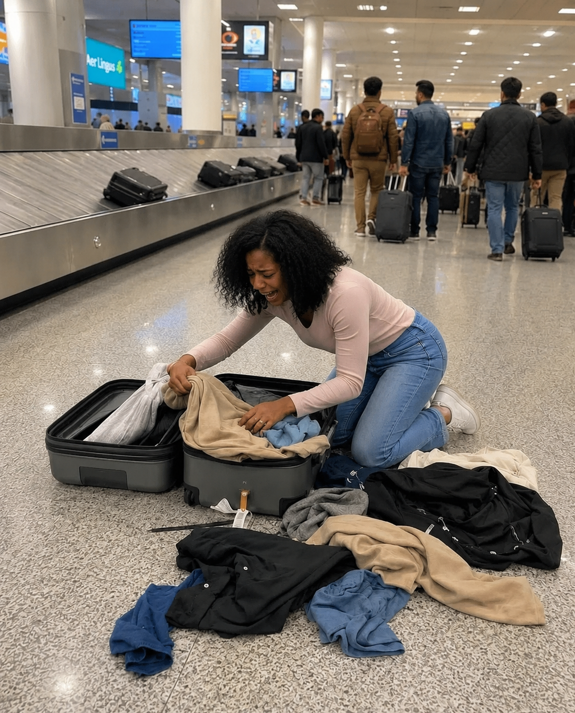 I Asked My Family To Pick Me Up After My Husband’s Funeral Abroad — Their Cruel Replies Made The Headlines That Night.