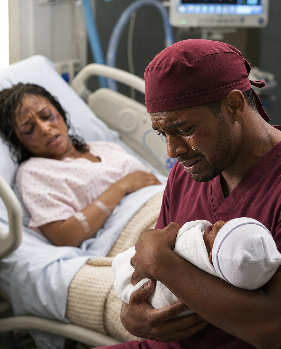 She went to the hospital to give birth, but the doctor burst into tears upon seeing the baby…