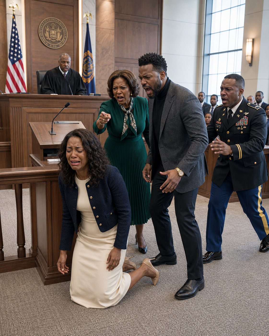 My mother-in-law pointed at me in court and said, “She’s faking it.” My husband smirked, telling the judge I did this every time.