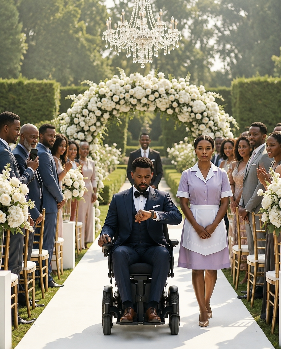 A paraplegic millionaire waited at the altar in front of 400 high-society guests… but his bride never showed up. Instead, he received a cruel letter confessing she had run away with another man because she couldn’t “handle” his disability.