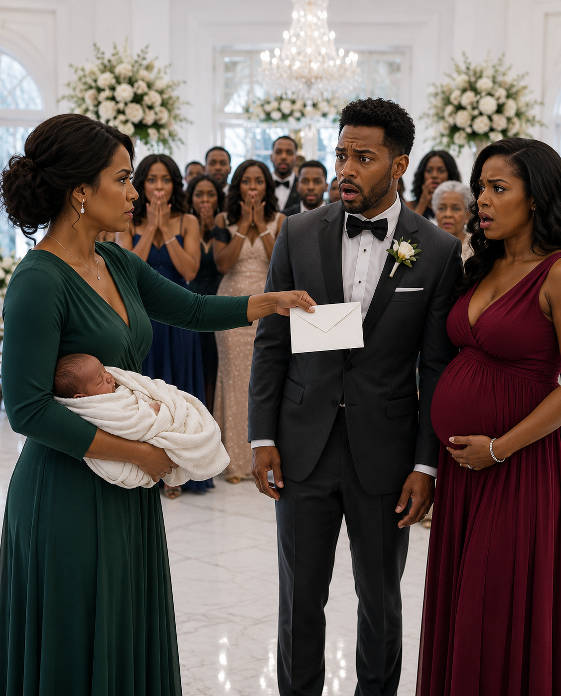 My billionaire ex-husband invited me to his wedding along with his secretary, smirking as he said, “You should come. She’s pregnant – unlike you, she’s not useless.” I smiled. “Of course I’ll come, and I’ll bring you a surprise.”