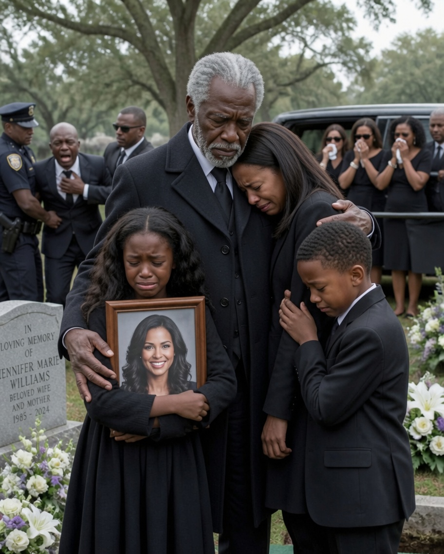 At my daughter’s funeral, my son-in-law pointed at his daughters and announced, “They’re going into foster care. I deserve a fresh start with my new fiancée.”