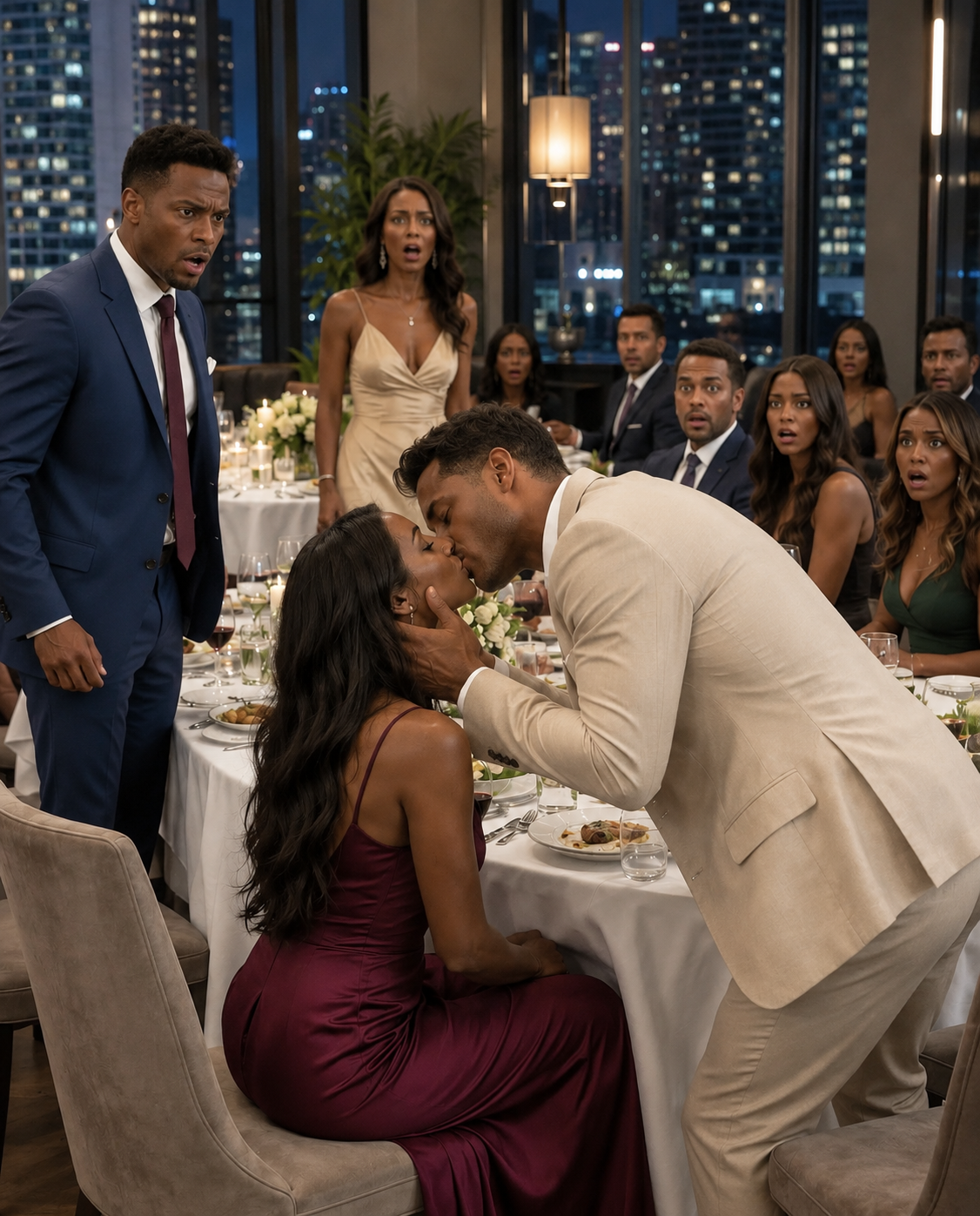 The Music Was Playing. The Birthday Cake Was Waiting To Be Cut. Then I Turned Around And Saw My Husband Kissing Another Woman. Some Moments Don’t Break Your Heart. They Open Your Eyes.