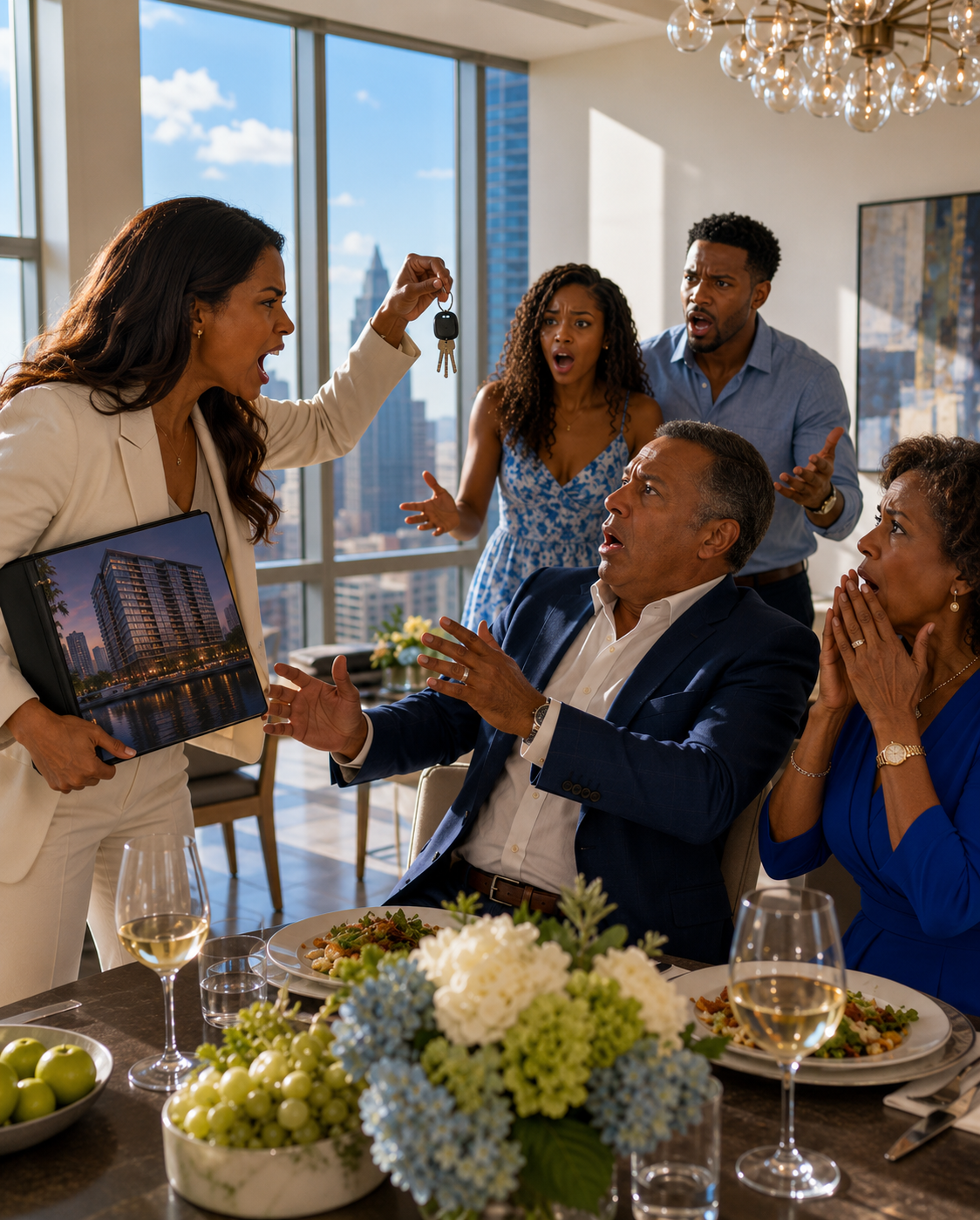 My family skipped my graduation, but when my $5M penthouse hit the real estate news, dad suddenly texted “family dinner at 6 PM,” so I showed up with the one thing that made them regret everything…