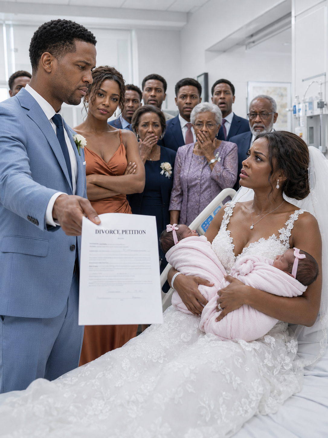 My husband and his mistress offered me 3 million dollars for my newborn twins: “Sign and get out of our lives.” His whole family watched as I took the pen, convinced I had given up. I signed without arguing and left with the twins that same night… but no one knew what I had spent six months preparing that single signature for.