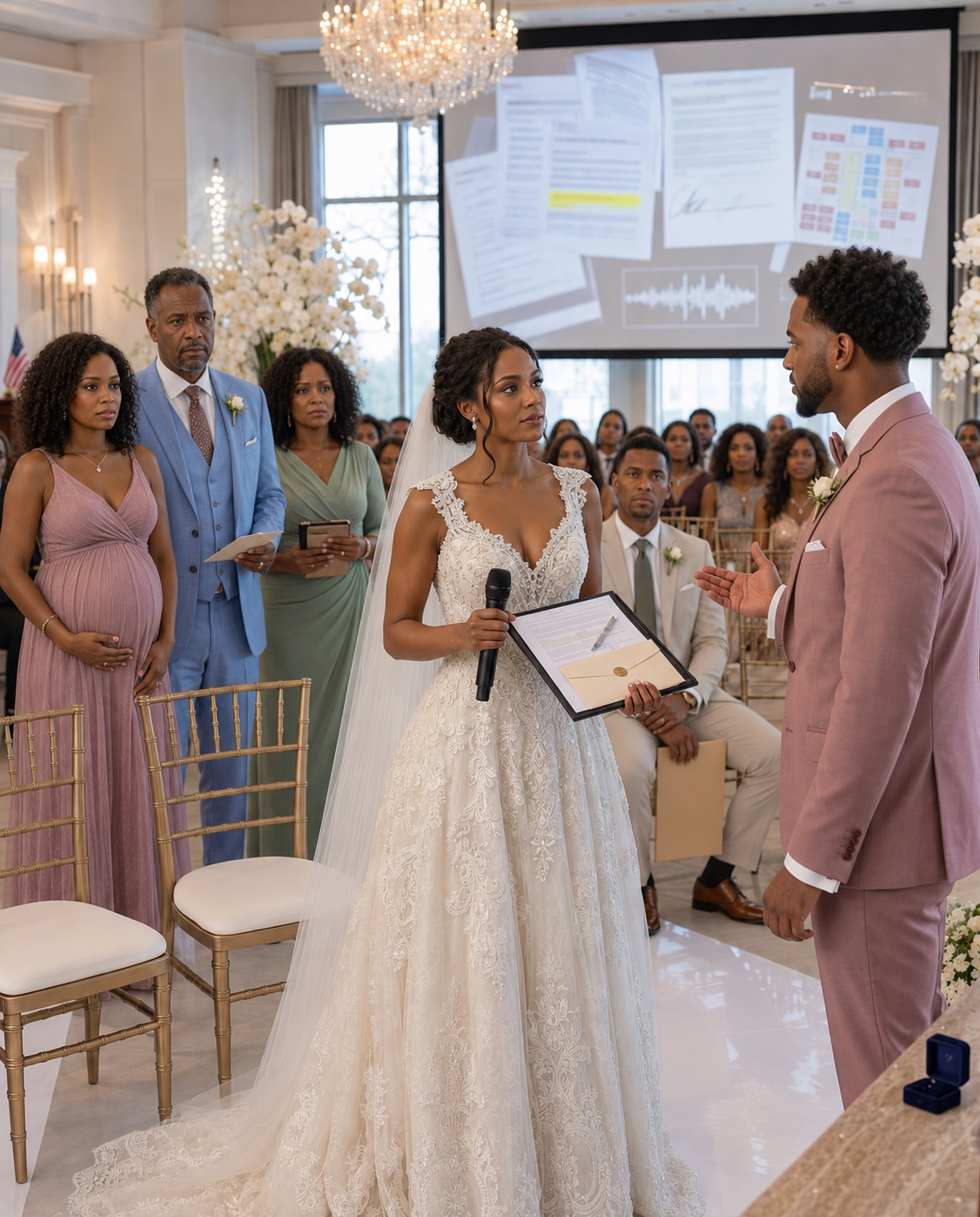 Just hours before my wedding, I stopped by my sister’s house to pick up one final item. As I reached the hallway, I overheard her speaking quietly with our parents about a plan they had kept from me.