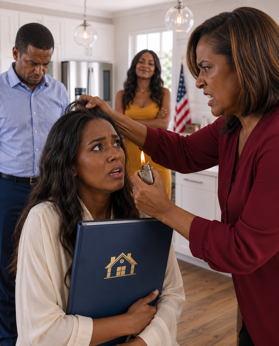 When I told my mother I had bought my first house after ten years of saving, she grabbed my hair and held a lighter close to my face. ‘You’re not even married,’ she hissed. ‘That money was for your sister’s wedding.’ Days later, the police knocked on my new front door in Monterey—and I realized my mother hadn’t just tried to scare me. She had built a lie big enough to destroy my life.
