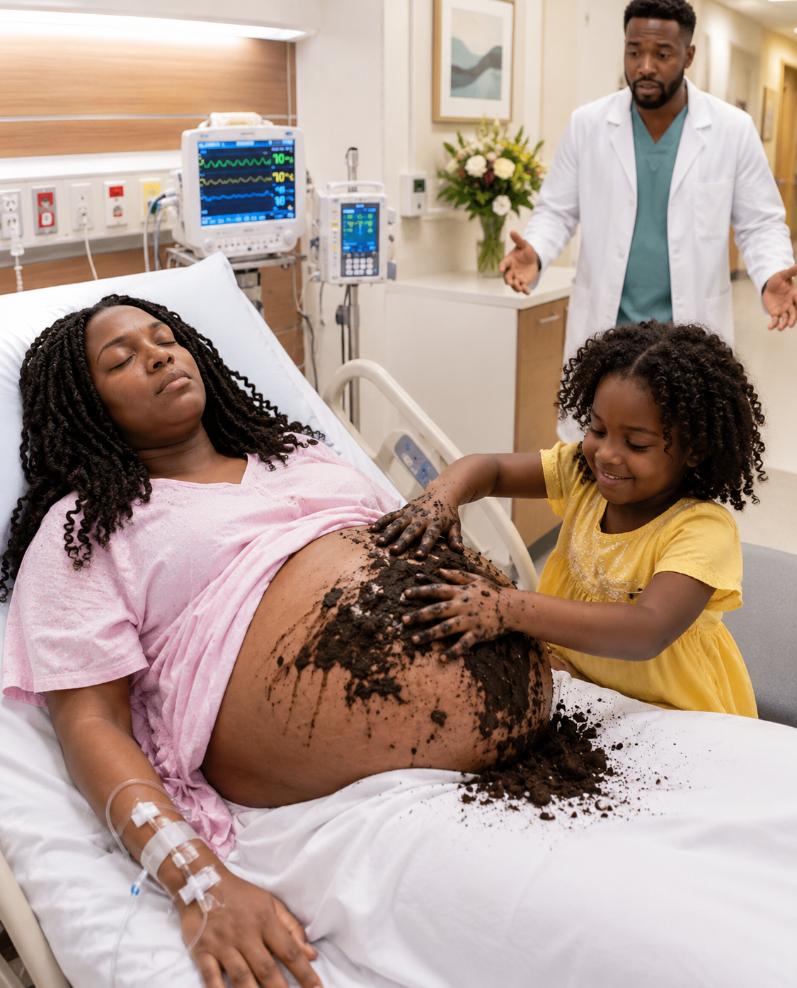 She had been carrying a child while trapped in a coma for 8 long months… until one day, a little girl placed a handful of soil on her belly—and everything began to shift. - usnews