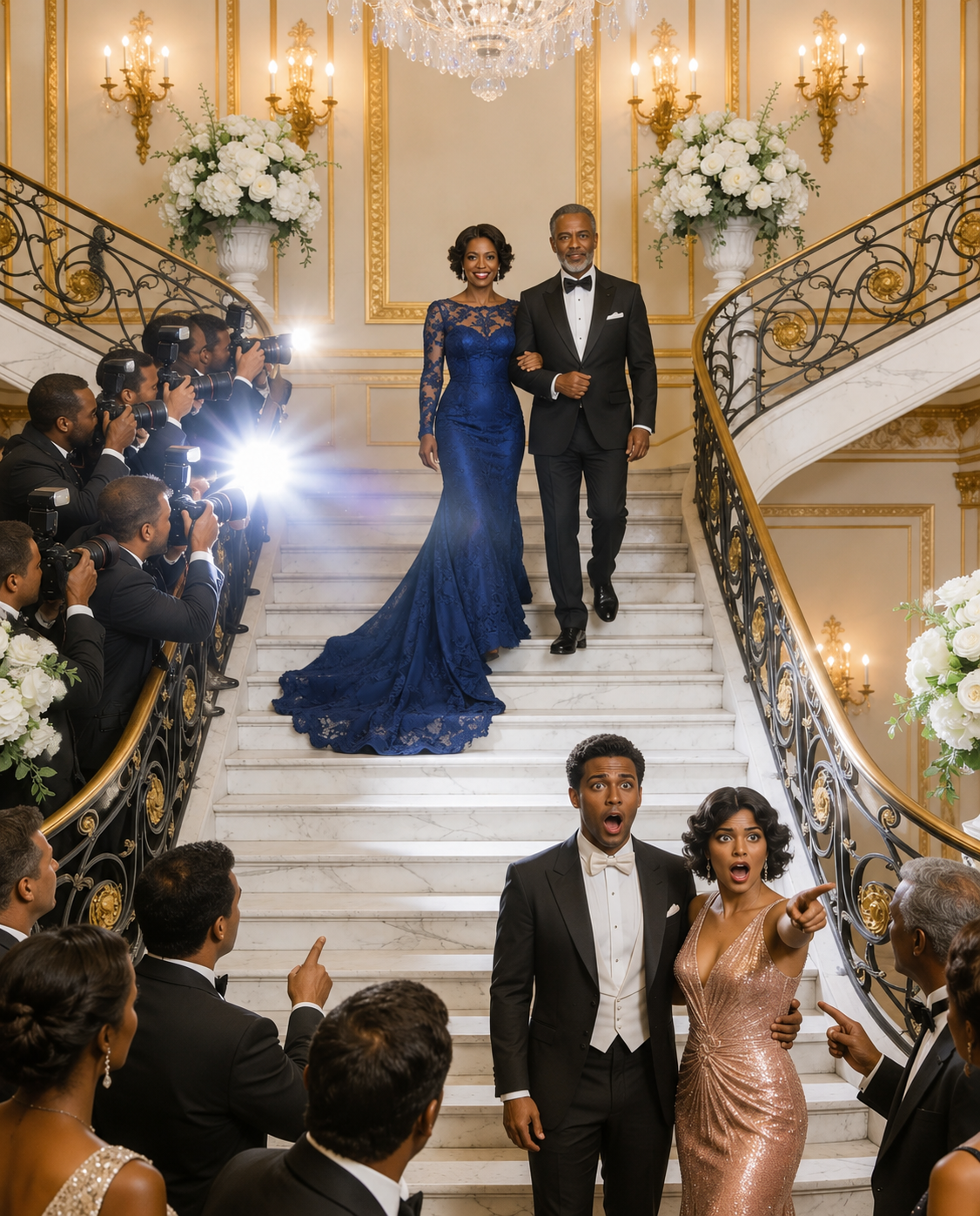 Three years ago, he abandoned his postpartum wife for being “fat and ugly.” Tonight at a gala, he walked in smirking with his new woman—until the entire ballroom rose to greet a stunning “female CEO” arriving beside a billionaire. He looked closer… and went cold: it was her.