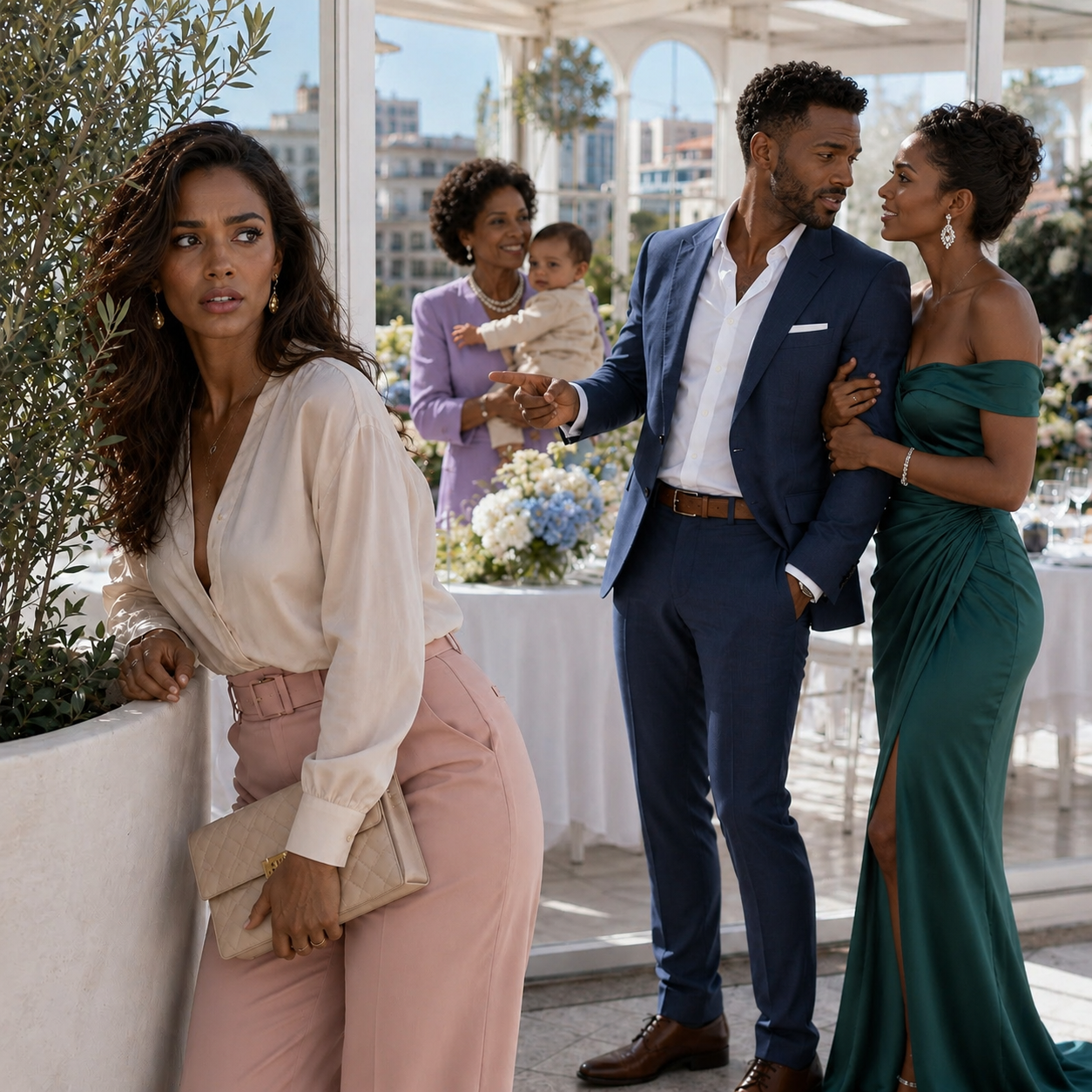 I went to the celebration of my husband’s former coworker’s baby’s first month and heard him tell her in French, “Our son will inherit the entire company.” I smiled in front of the guests, went down to the parking lot, and called my lawyer