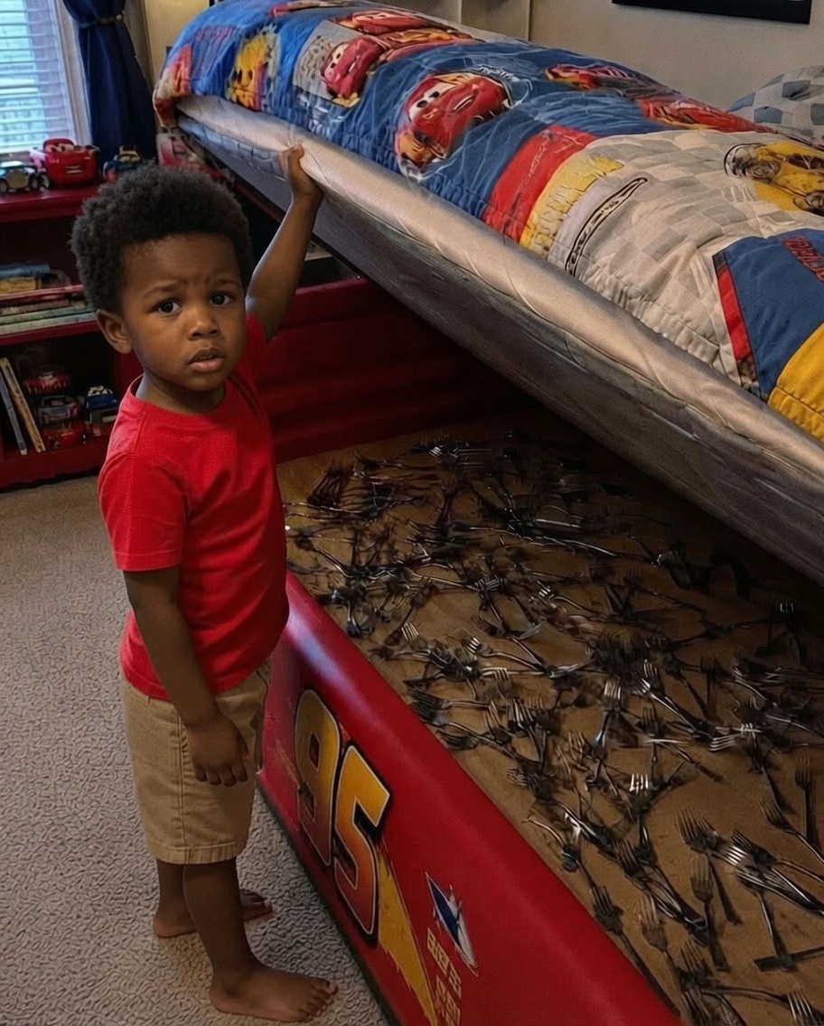 I Found a Stack of Forks Hidden Under My Son’s Mattress – When I Tried to Take Them Away, He Said His Dad Made Him Do It