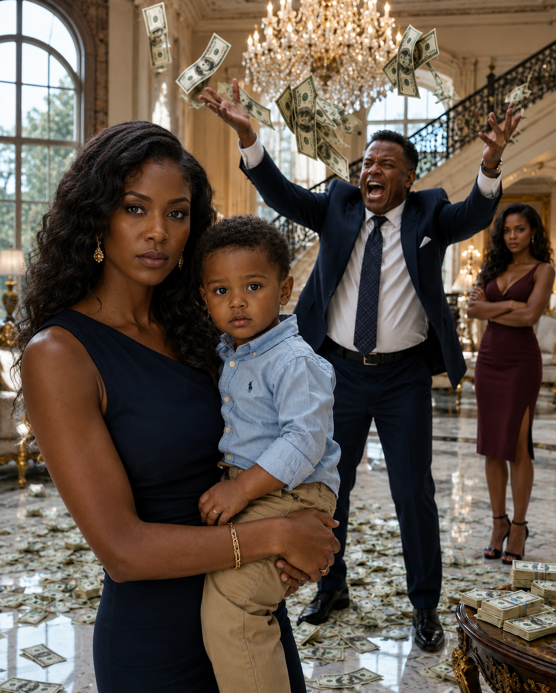 He put 250 million dollars on the table for me to leave so he could marry his first love. Then he pointed at our son and said, “That slow child is your problem.”