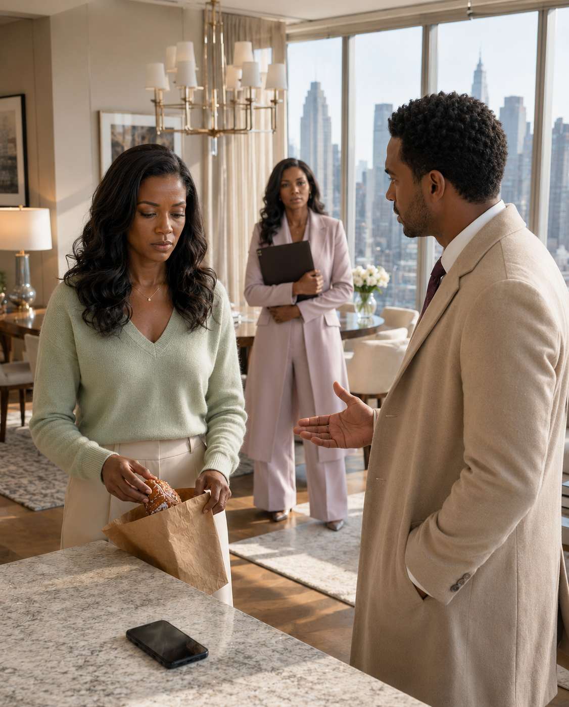 After The Proposal Spread Across The City, My Husband Returned Home Believing I Would Continue To Be The Quiet Wife Hidden In The Background While The Other Woman Wore His Ring. But Inside The Penthouse, Both Of Us Were Standing In Front Of Him. One Woman Had Been Chosen For The Cameras. The Other Had Finally Heard The Truth Behind Closed Doors.