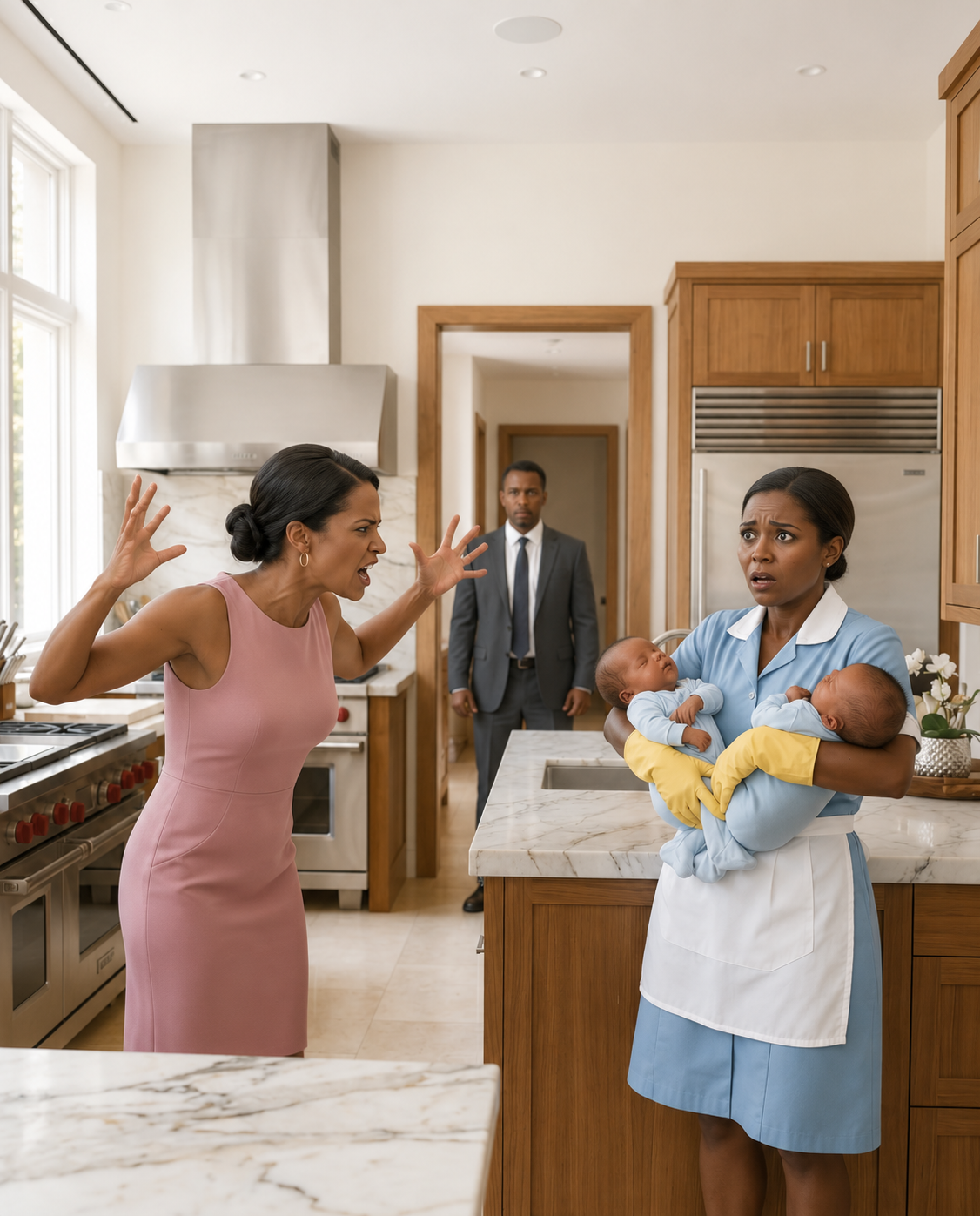 Millionaire Said He Was Leaving For A Business Trip, But Hid Inside His Own House — What The Cameras Revealed About His Fiancée’s Treatment Of His Twin Sons And How The Housekeeper Exposed Her Left Everyone Speechless