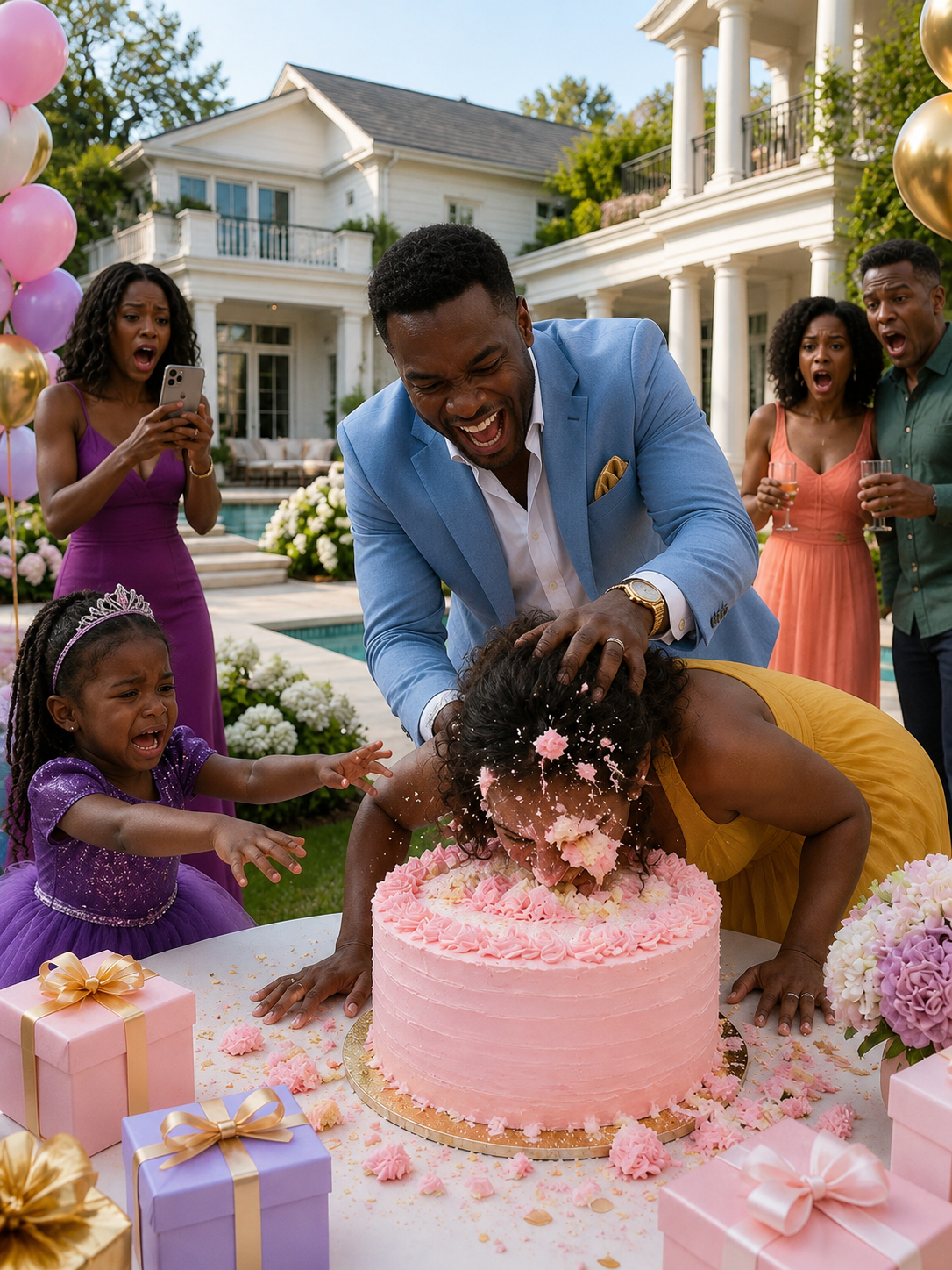 My husband shoved my face into our daughter’s birthday cake in front of 47 guests—but he had no idea I was the missing billionaire heiress who would soon change his life forever