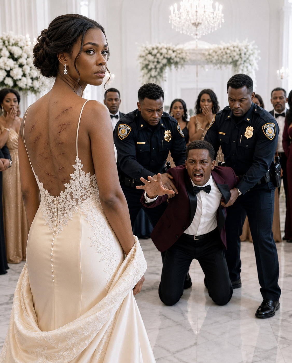 At the altar, my groom tightened his grip on my hand and murmured with a cruel smile, “You’re mine now. Learn where you belong.” I met his eyes and whispered, “You asked for a wife. Now meet the person who saw everything.”