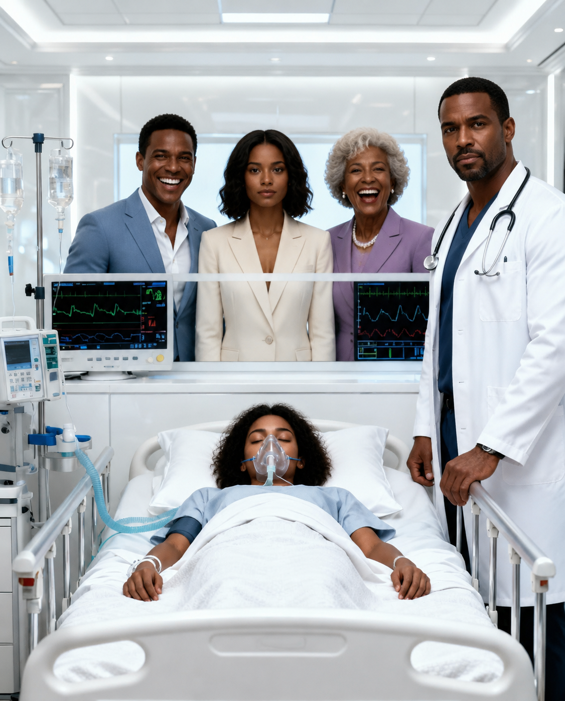 Her Husband and Mistress Dressed in Black to Celebrate When They Thought the Wife Was Gone — Until a Doctor Said She Was Still Alive