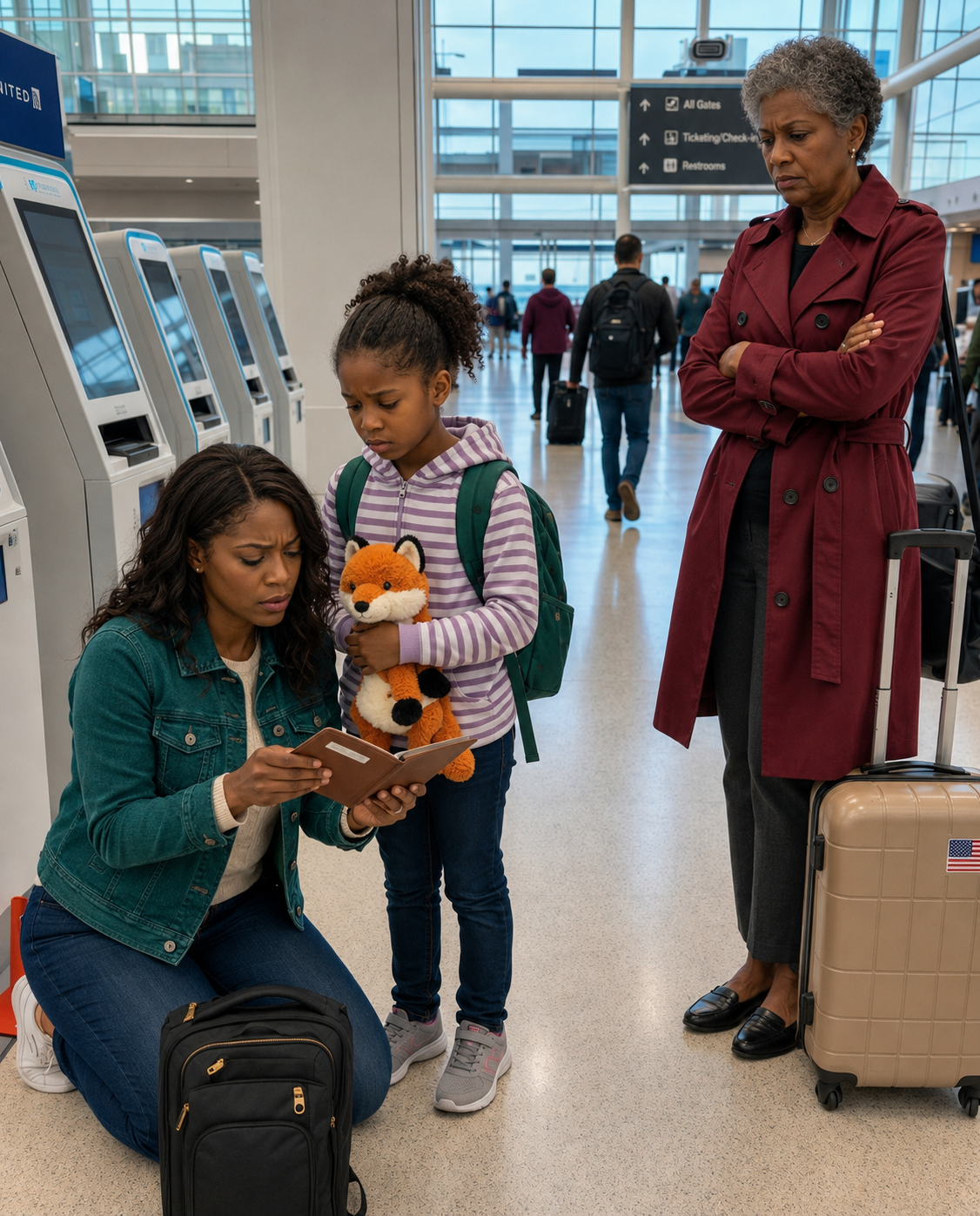 My Daughter Found Her Passport Case Empty At The Airport And Grandma Smiled Like She Had Won