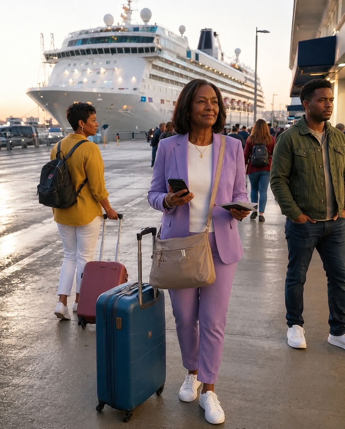 I Bur:ied My Husband and Booked a One-Year Cruise Before My Son Tried to Make Me His Maid