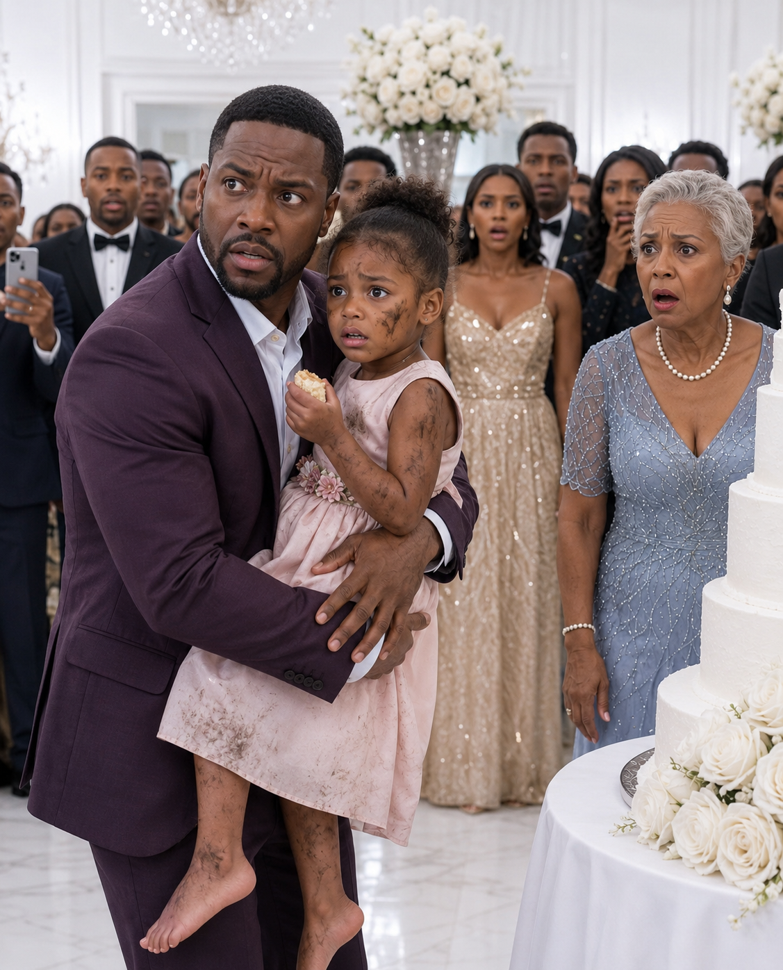 At His Mother’s Lavish Birthday Party, A Billionaire Found His Starving Daughter Searching Through The Trash For Bread. “Where Did The $5,000 I Send Every Month Go?” He Demanded. The Ballroom Fell Silent… Because The Thief Was Standing Right There.
