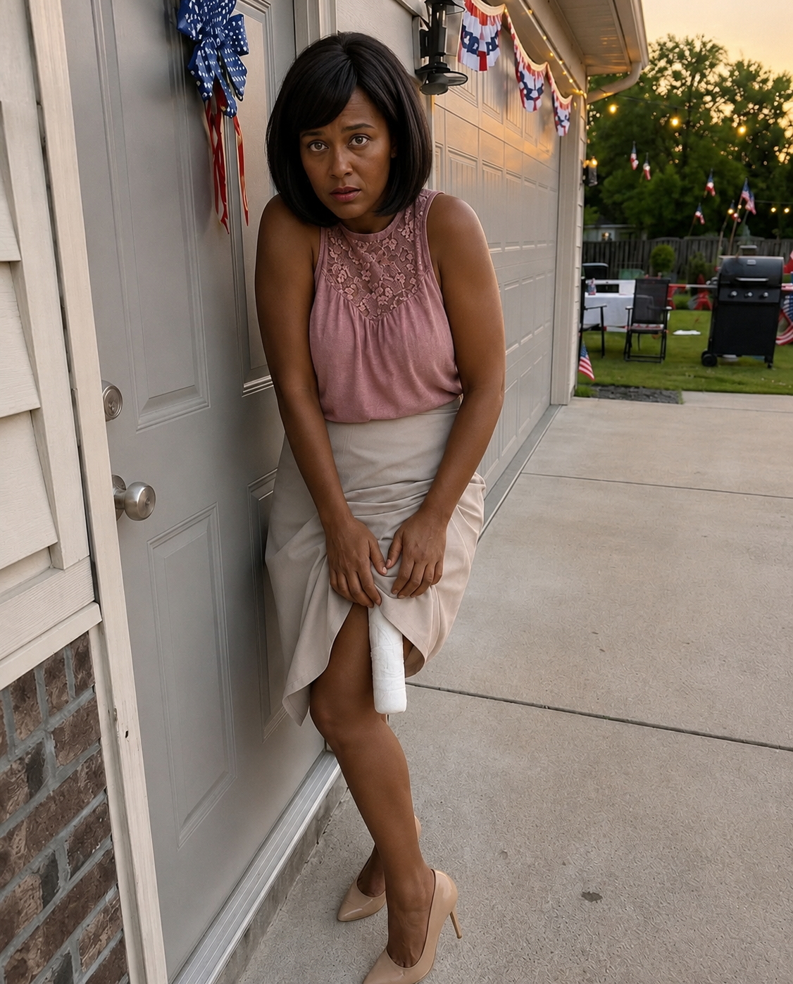 I Caught My Sister-in-Law Sneaking Out of My Garage During Our Fourth of July Cookout – What I Saw Sticking Out from Under Her Skirt Made Me Go Pale