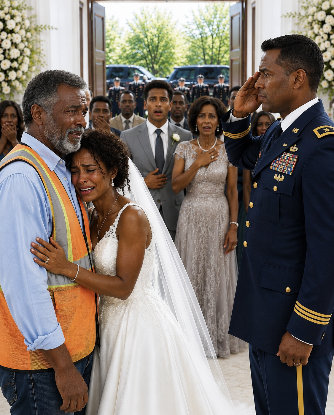 “I’d Never Marry a Gardener’s Daughter!” My Fiancé Embarrassed Me at the Altar in Front of 120 Guests and Walked Away. As My Father Cried and Apologized, I Silently Held Him—Until an Army Commander Suddenly Entered, Saluted My Dad With Full Military Honors, and Revealed the Secret That Would Change My Ex-Fiancé’s Life the Very Next Day.