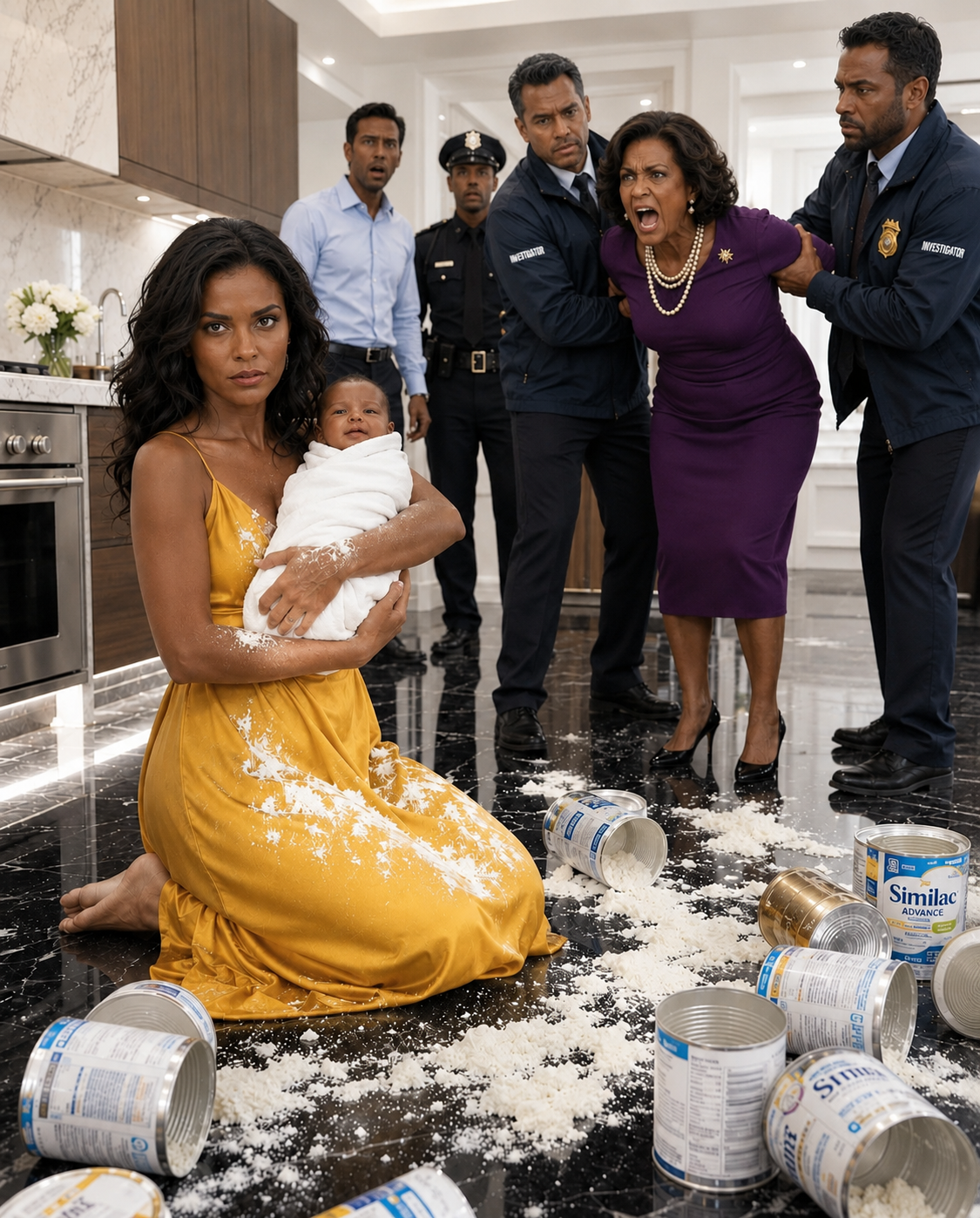My mother-in-law gave us a very expensive baby formula. But as soon as we got home, I threw it straight in the trash. My husband exploded: “I WILL NEVER FORGIVE YOU FOR THIS UNGRATEFUL LACK OF RESPECT.” I looked at him and said, “Take a closer look at the back of the can.” He turned it over… and in an instant, all the color drained from his face.