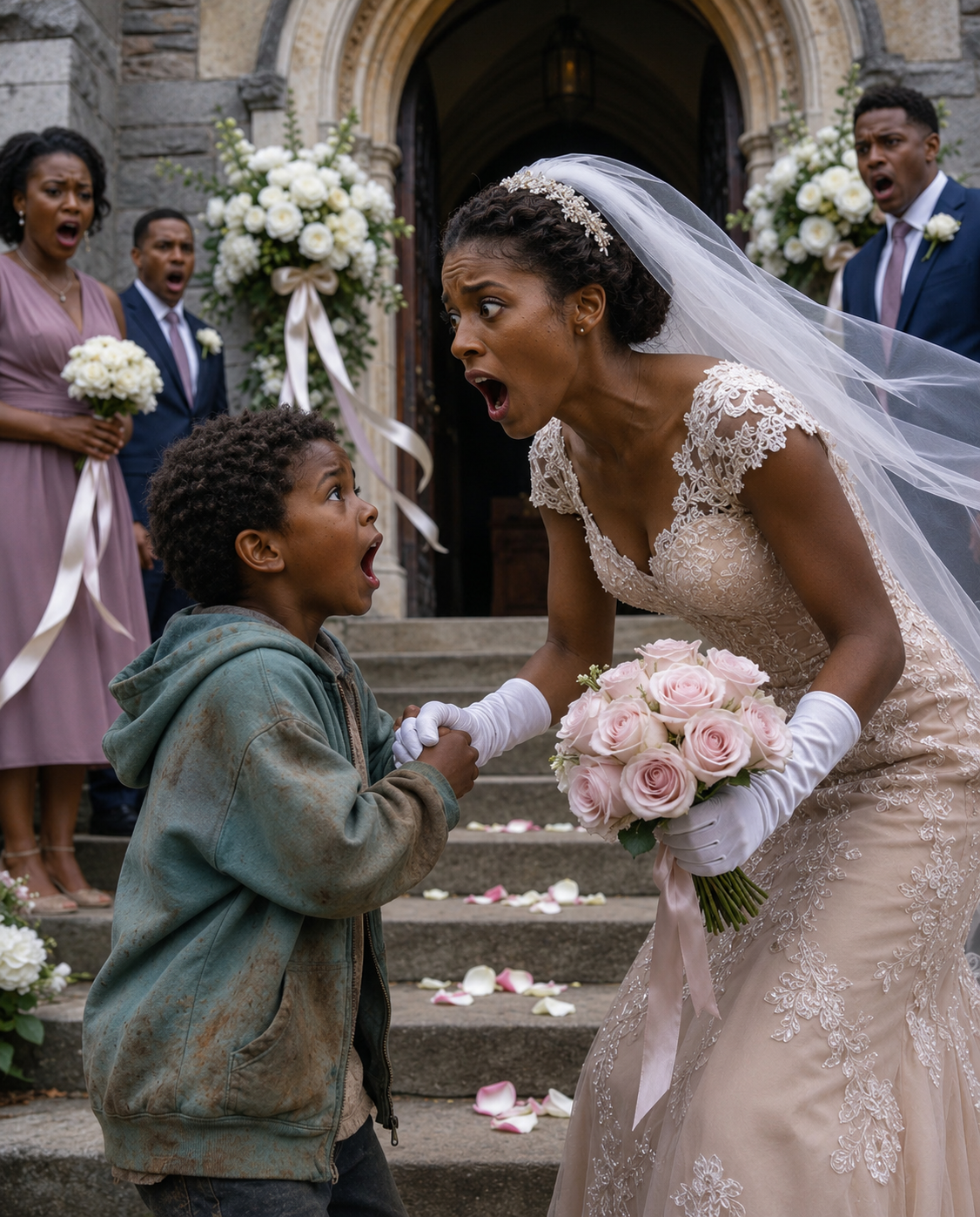Minutes from our wedding, a little boy on the street grabbed my hand and whispered: “If you get married, you die”: hours later, already in our new house, I saw a message on my husband’s cell phone that left me frozen…
