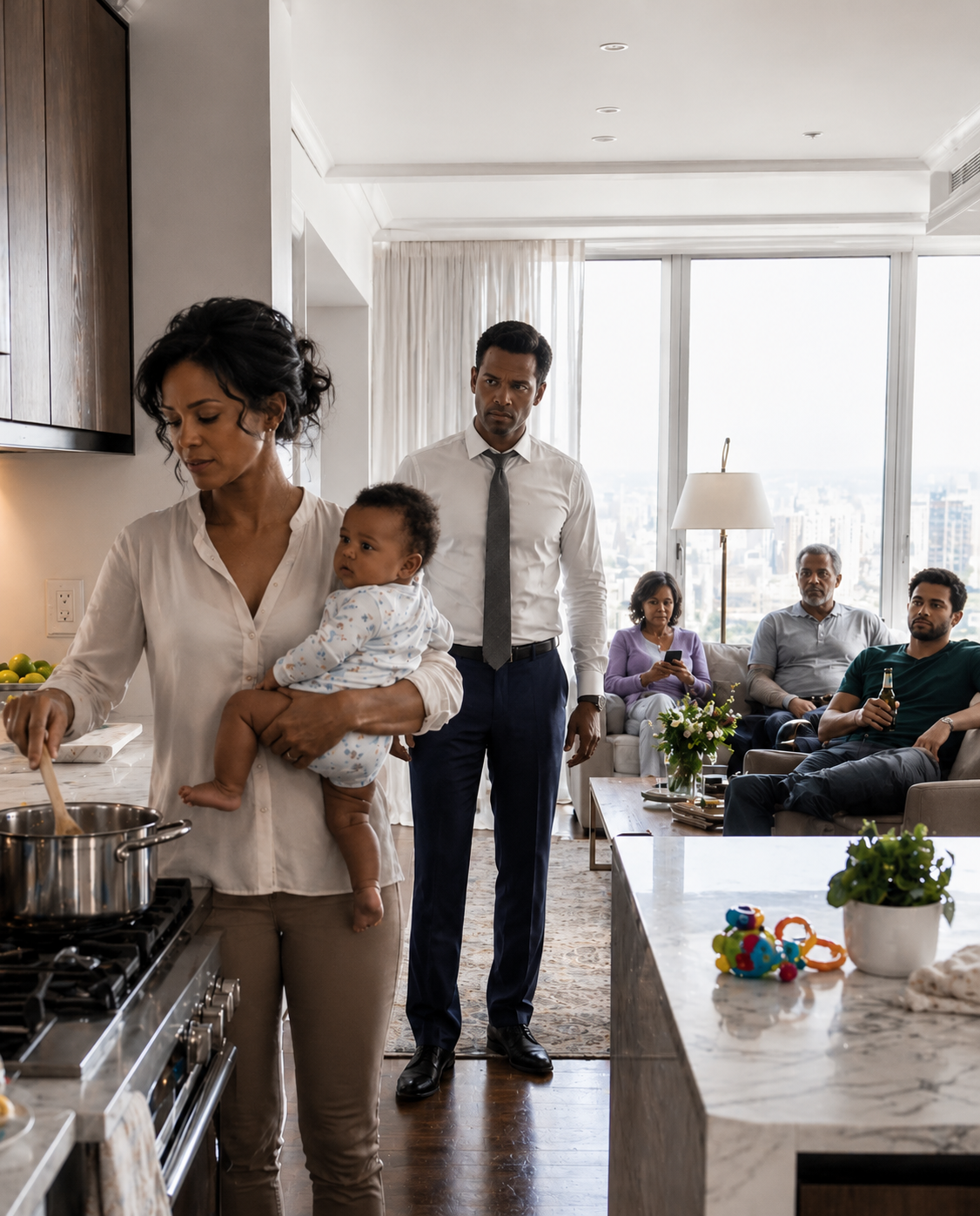“My Family Comes First” — They Said While Letting My Wife Struggle Alone With Our Crying Baby… That Was The Moment I Said “By Tomorrow Morning, All Of You Are Out Of My House.” And For The First Time, I Chose To Be A Husband Before Being A Son.