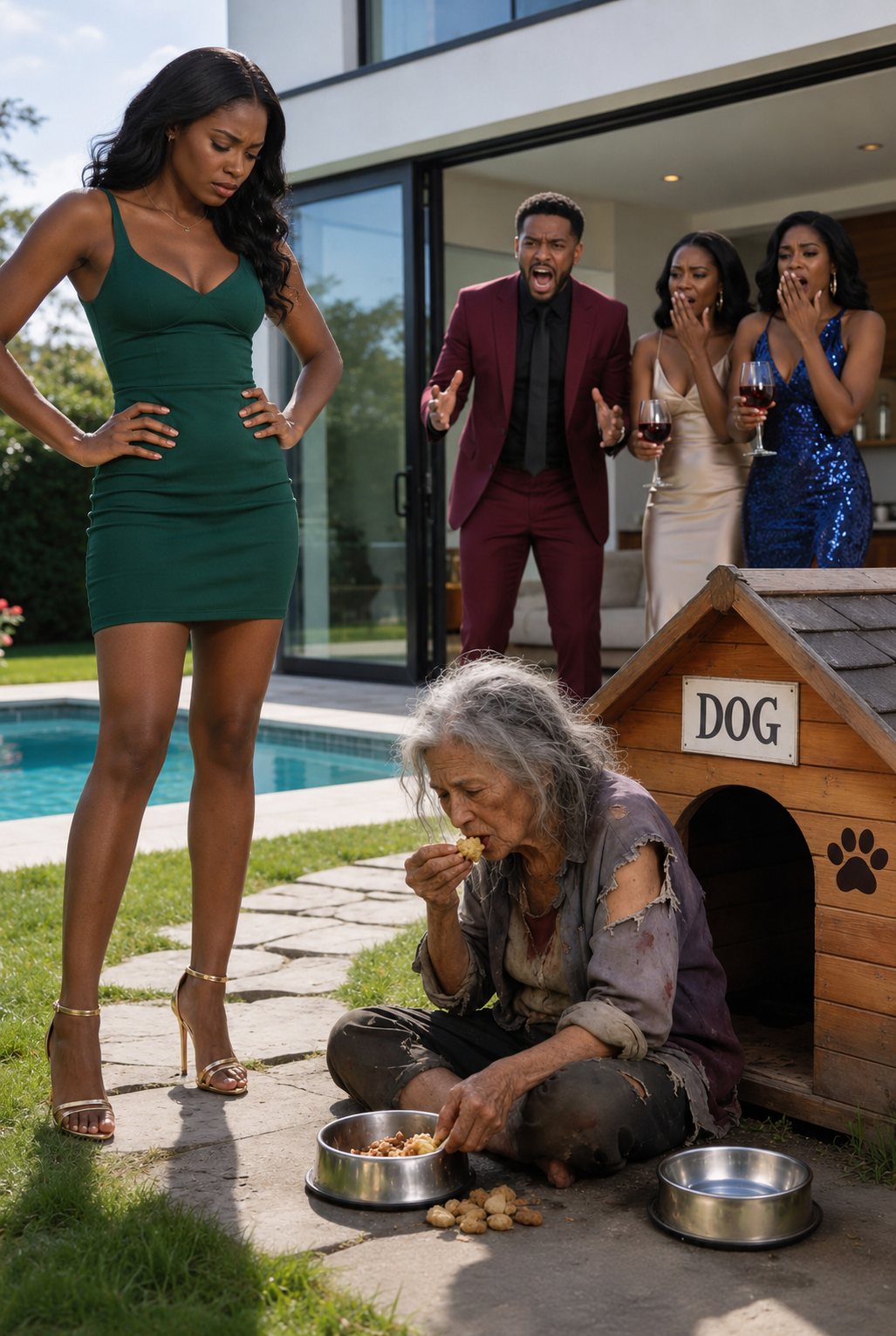 My Mother Starved So I Could Become a Billionaire… But When I Came Home Early, I Found My Wife Treating Her Worse Than a Dog