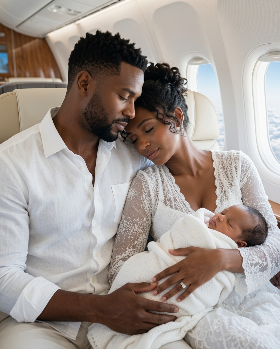 The stranger asked to sleep on my shoulder during the flight… upon landing, I discovered he was the millionaire everyone was looking for—and that my ex was already hu.nti.ng me down