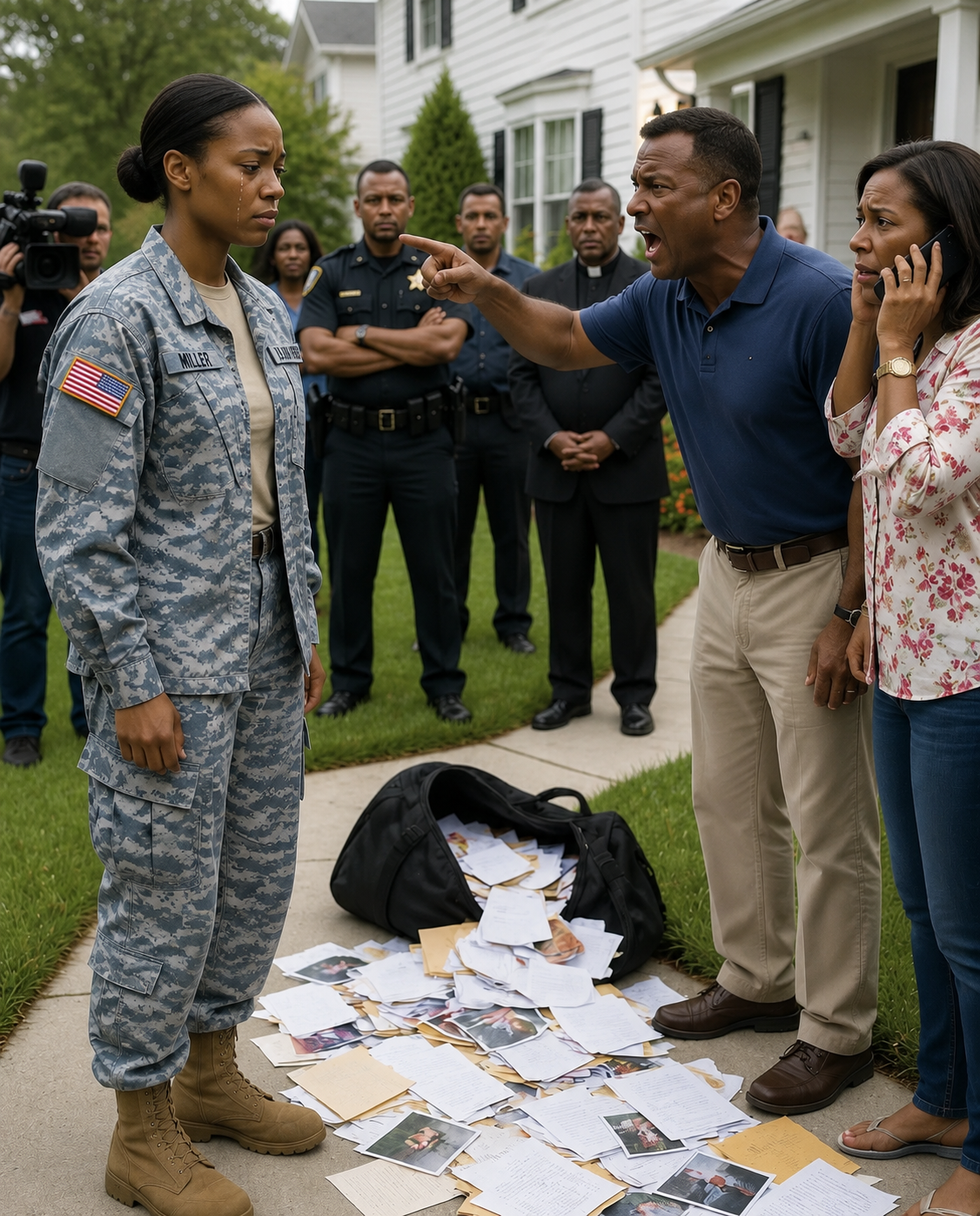 For Four Years, My Parents Told Our Neighbors, My Former Teachers, and Even Our Church Pastor That I Was Serving Time in Prison. “She Ruined Her Own Life,” My Mother Would Sigh. In Reality, I Was Deployed Overseas With the U.S. Military. When I Returned Home in Uniform, the Mail Carrier—Who Had Been Secretly Forwarding My Letters—Called the Local News, and the Entire Town Gathered as My Parents Locked Their Front Door.