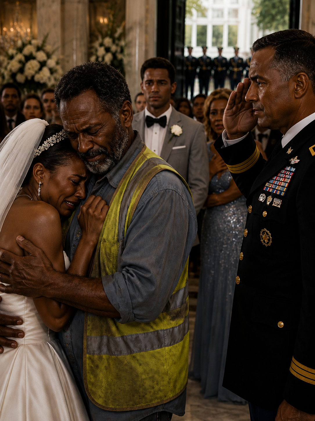 “I’d Never Marry a Gardener’s Daughter!” My Fiancé Em.bar.ras.sed Me at the Altar in Front of 120 Guests and Walked Away. As My Father Cried and Apologized, I Silently Held Him—Until an Army Commander Suddenly Entered, Saluted My Dad With Full Military Honors, and Revealed the Secret That Would Change My Ex-Fiancé’s Life the Very Next Day.
