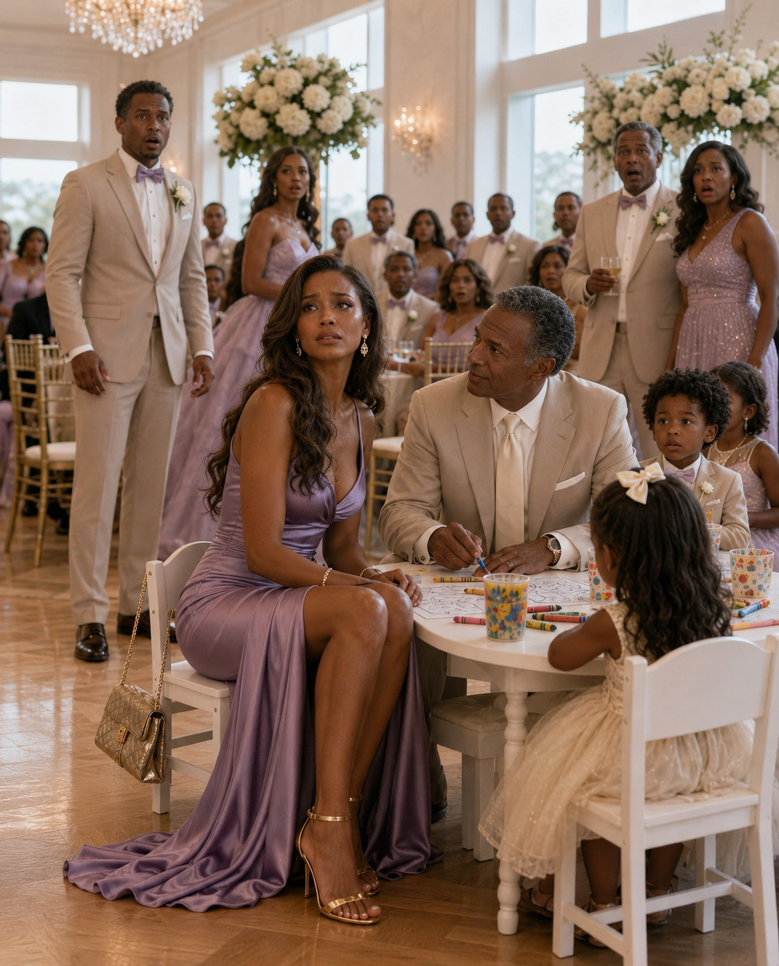 At His Luxury Wedding, My Brother Sent Me to the Kids’ Table and Whispered, “You Don’t Belong With Important People”—Then the Billionaire CEO He’d Spent 18 Months Trying to Impress Walked Past Every Executive, Pulled Up a Tiny Chair Beside Me, and Said My Name Like He’d Been Searching the Room…
