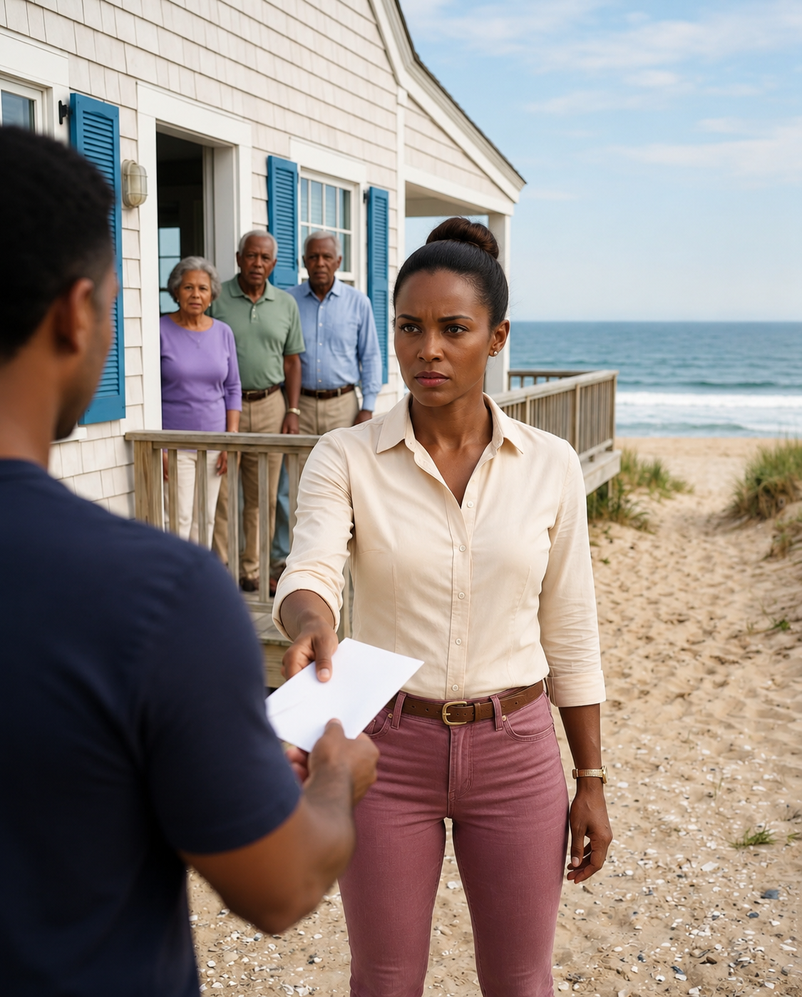 At 9 A.M., My Husband Arrived With A Moving Truck To Move His Parents Into The Beach House My Father Left Me — And What I Discovered That Morning Made Me Realize My Marriage Was In Serious Trouble