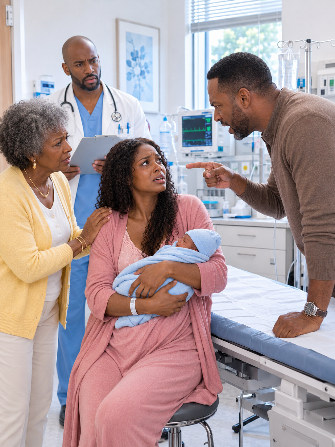At my baby’s three-month checkup, the doctor called me into a separate room and lowered his voice so no one else could hear him, and what he said next made the floor feel unstable beneath my feet.