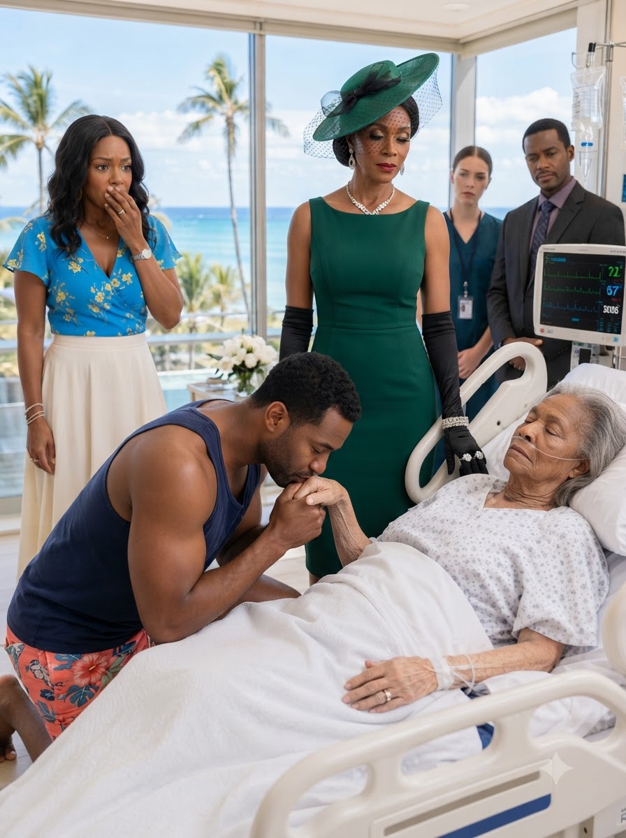 I called my husband 30 times while his mother was dying in the ER, but he was on an island with his mistress. I buried her alone, left my ring on the divorce papers… and disappeared before he found out what his mother had left me