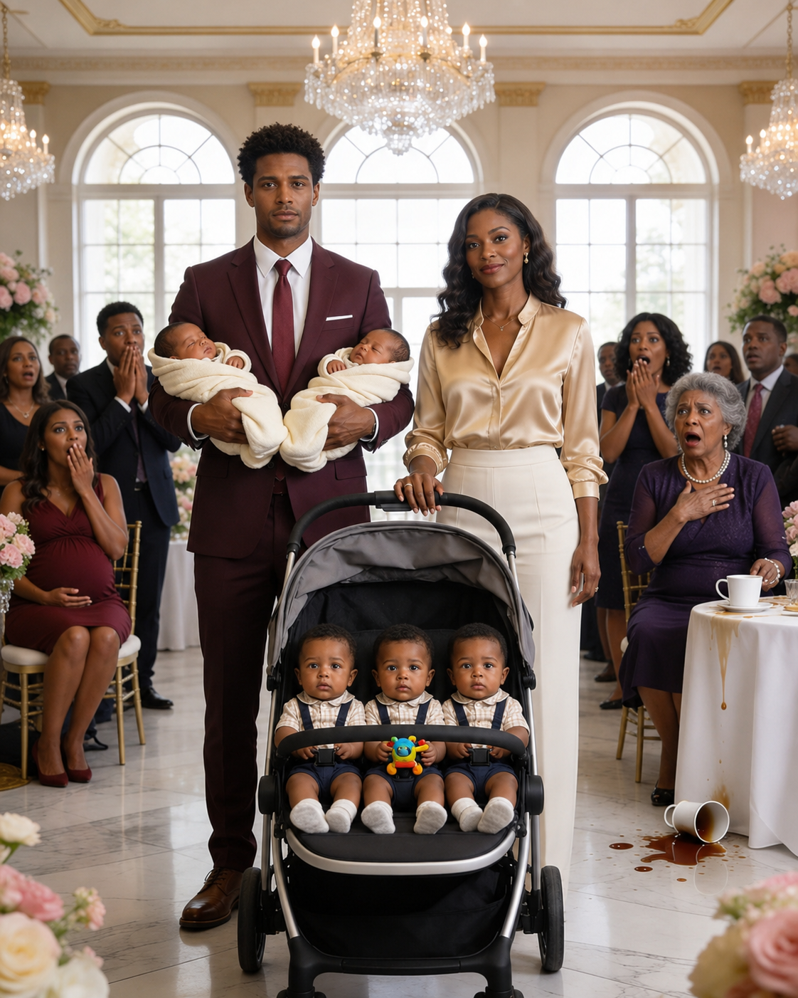 “Damaged goods,” Mom said loudly at my sister’s baby shower. “Too broken to ever be a mother.” Thirty pairs of eyes turned toward me, full of pity. I simply smiled and glanced at my watch.