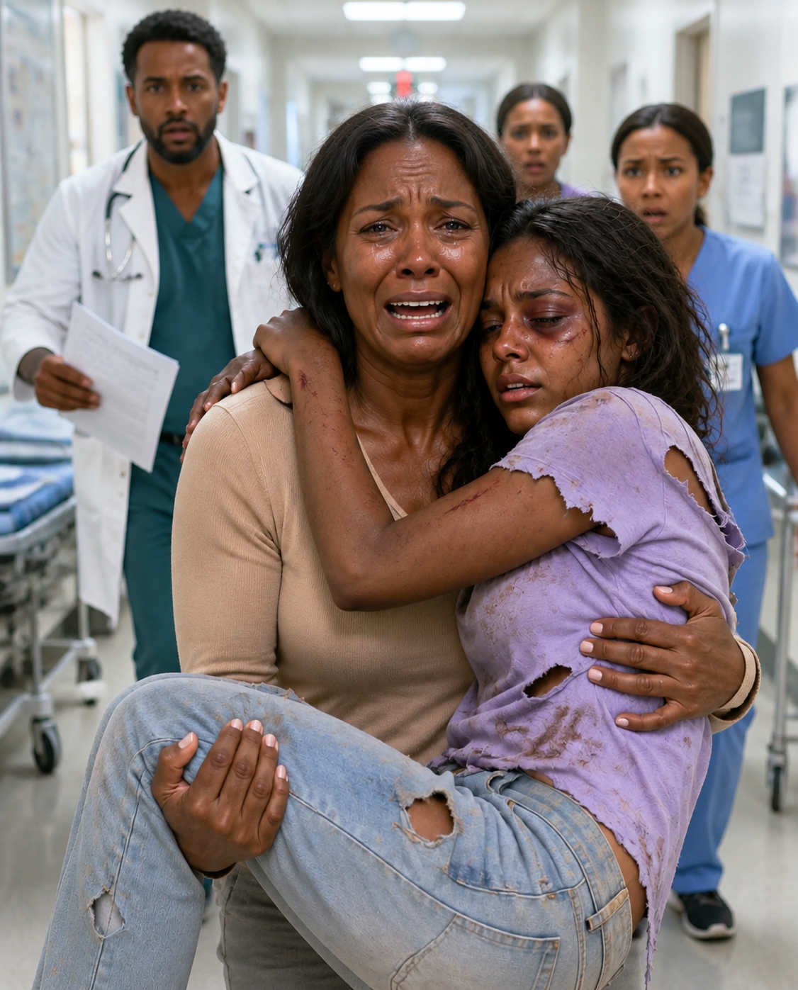 My daughter came home at 1 a.m., covered in wounds, begging me, “Don’t make me go back to my husband’s house,” and just when I thought she had escaped a beating, the hospital revealed a loss that concealed a far more cruel plan targeting her and our entire family.