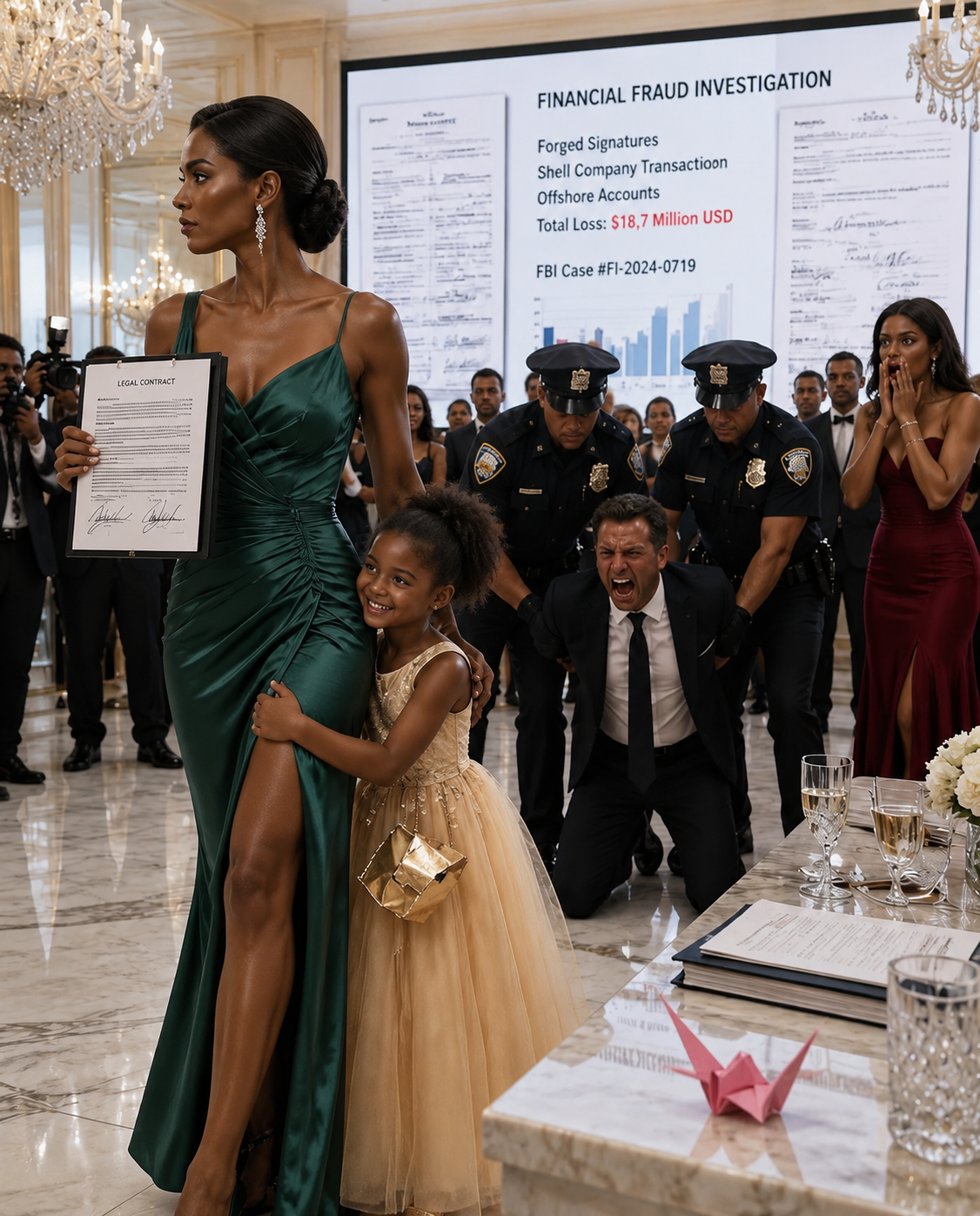 I took my daughter to surprise my husband at his company dinner, but his secretary blocked our way. “His real wife and son are upstairs,” she said. I covered my little girl’s ears, pulled out my phone, and called my third brother.