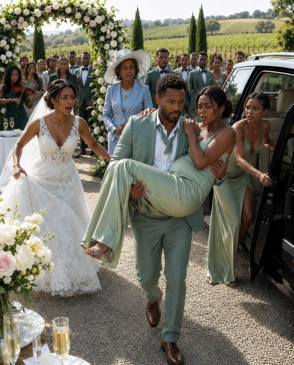 My Water Broke During My Sister-in-Law’s Luxury Vineyard Wedding… But Instead Of Calling For Help, My Mother-in-Law Locked Me In A Bathroom Because She Refused To Let A Baby “Steal Attention” From The Ceremony.